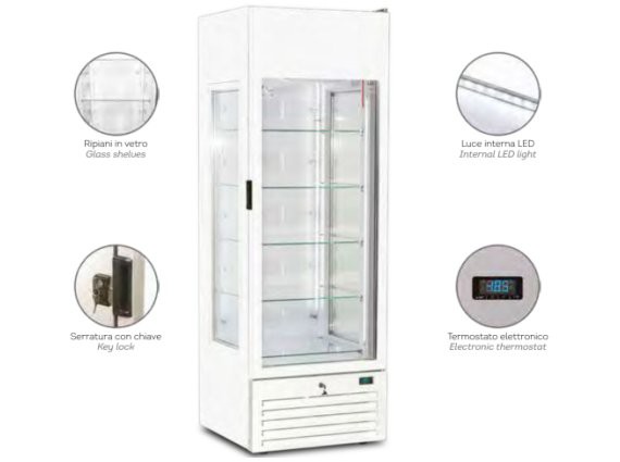 Vetrina per gelati Glamour Tower W